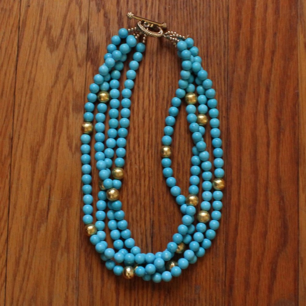 KEP Designs Layered Turquoise Necklace